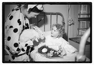 Harry W. Syer magician at Children's Hospital