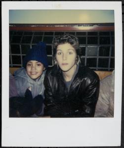 Girl posing with Susan Richards