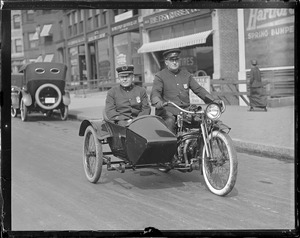 Capt. Bernard J. Hoppe of the Boston Traffic squad. He made Captain on Thanksgiving, 1920 by Commissioner Curtis.