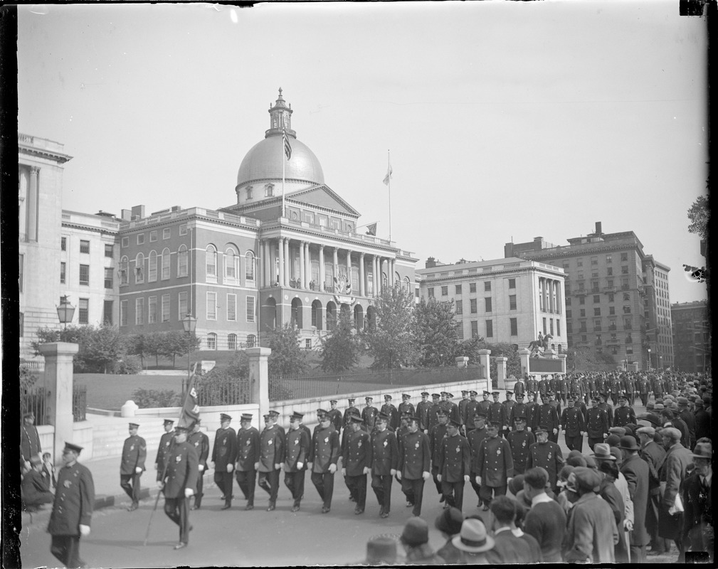 Police Parade in front of State House