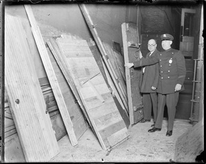 Police tear down speakeasy's door and bring them Police Stations in their sections. (? Cosmos Aids - Boston Eddie Lewis) - (JPJ)