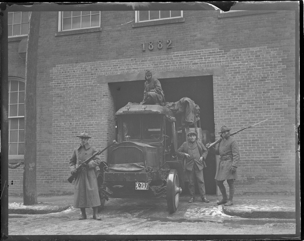 Militia called out, Pawtucket Mill strike, Rhode Island Digital