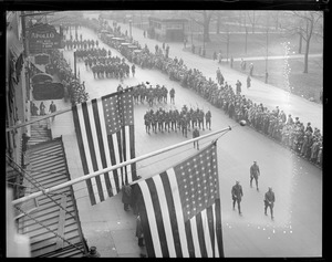 Armistice Day Parade on Tremont St.