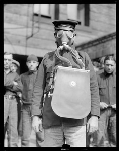 Fireman's gas mask - Bristol St.