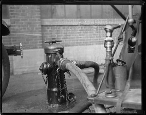 Hydrant in use