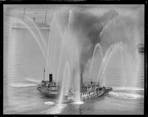 Fireboats on display