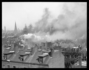 Three alarm fire - Worcester St.