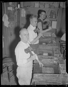 Charles Higley, Christopher Holmes & apprentice George W. Nolan, gold beaters