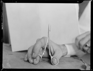 Man holding instrument