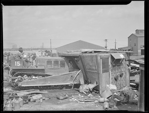 Depression-era squatters shacks being bulldozed