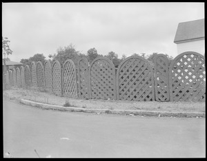 Unusual fences, Malden-Saugus line