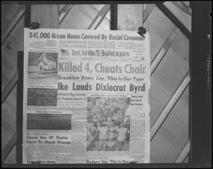 Headlines of the Afro-American, newspaper