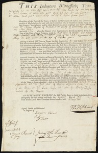 Sarah McKinzey indentured to apprentice with Thomas Hopkins of Portland, 16 May 1792