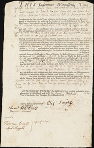 Charlotte Silvester indentured to apprentice with Elizabeth Leighton [Leighty] of Boston, 7 June 1793