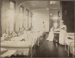 Interior of women's ward of ? Hospital