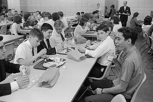 Normandin Junior High School cafeteria, New Bedford
