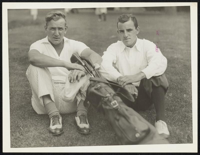 L to R. Robert Wilson. Dick Ruggles at Worcester