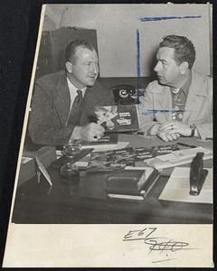 Getting The Records Straight is only part of the job of public relations men Jack Rogers and Charley Sands.