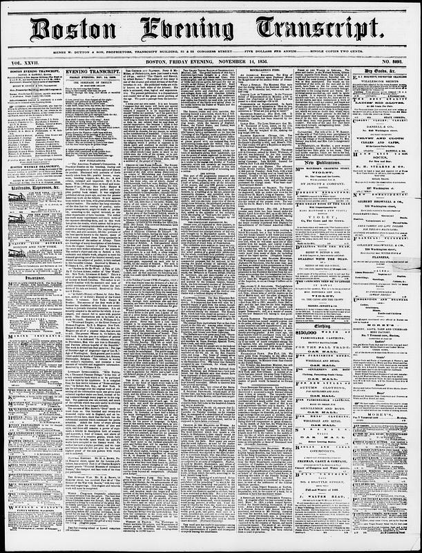 Boston Evening Transcript - Digital Commonwealth
