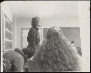 Teaching in a classroom