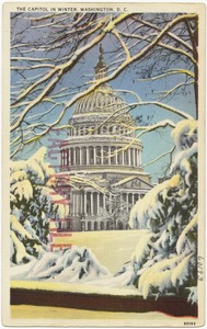 The capitol in winter, Washington, D. C.