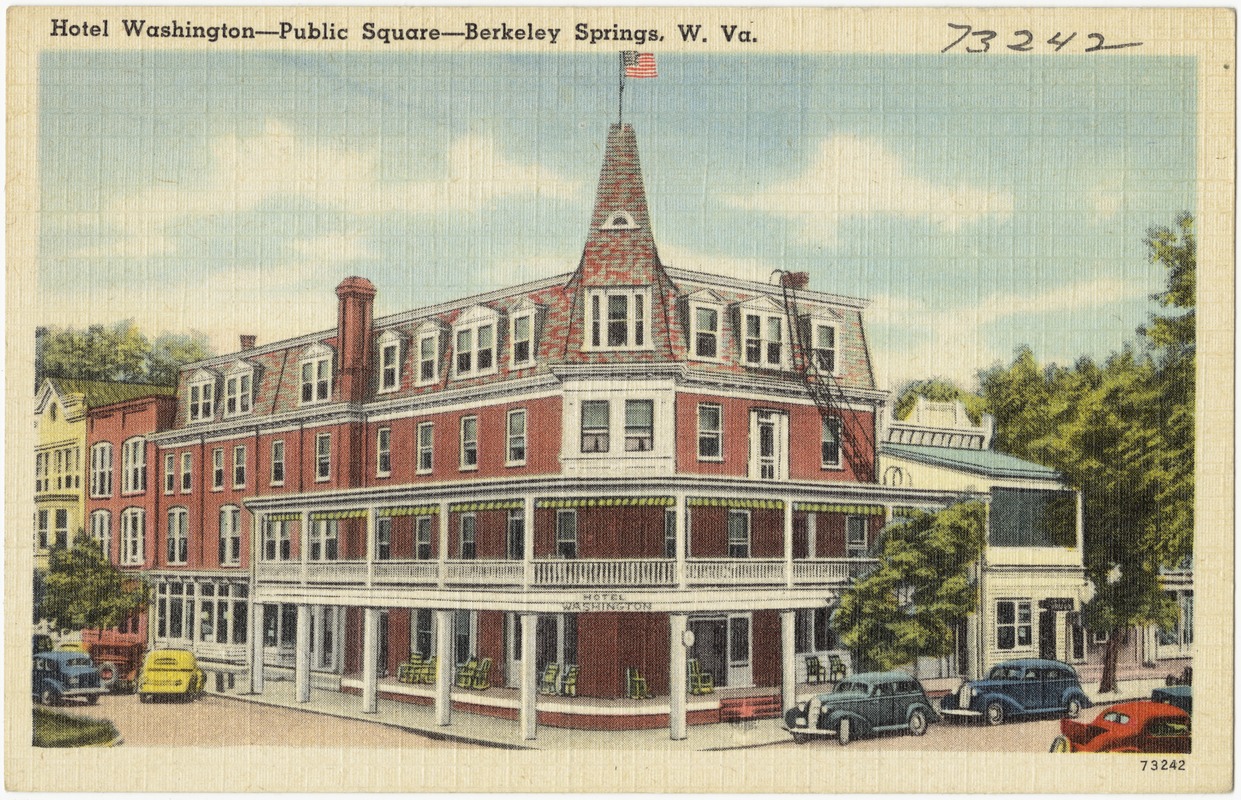 Hotel Washington -- Public Square -- Berkeley Springs, W. Va.