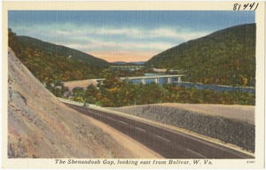 The Shenandoah Gap, looking east from Bolivar, W. Va.