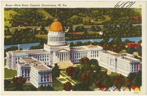 Rear -- New State Capitol, Charleston, W. Va.