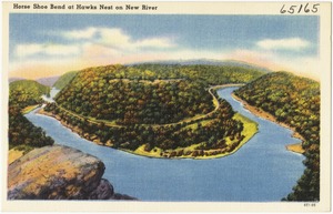 Horse Shoe Bend at Hawks Nest on New River