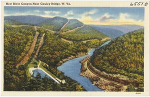 New River Canyon near Gauley Bridge, W. Va.