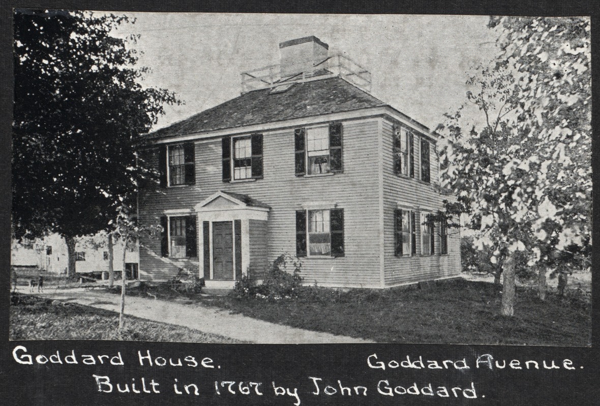 (John) Goddard house, Goddard Ave. Digital Commonwealth