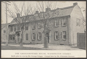 Dr. Geo Griggs house, Washington St.