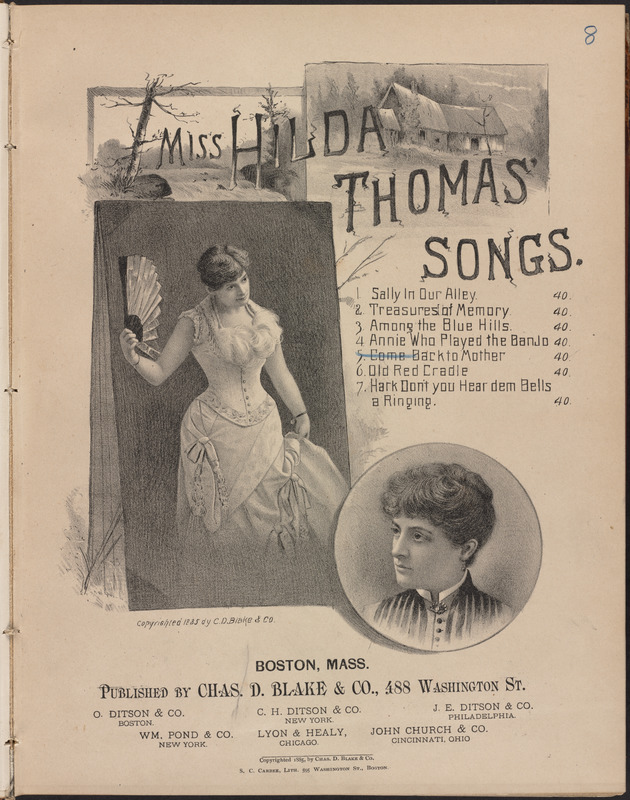 Miss Hilda Thomas' songs