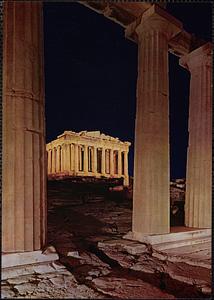 Αθηναι - Ή Ακρόπολις φωταγωγημένη