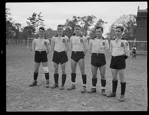 Soccer 1941, Rogers, Carlson, Schmid, Allen, and Potter