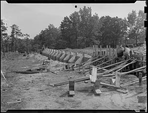 Memorial Field House construction