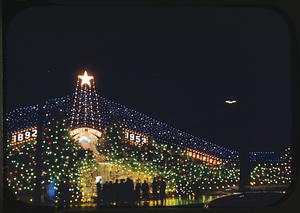 Christmas scene, Blue Hill Cemetery