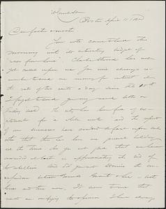 Letter from John D. Long to Zadoc Long and Julia D. Long, April 11, 1865