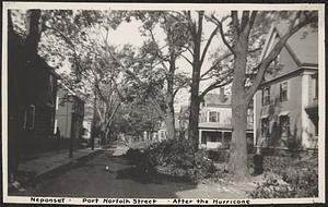 Neponset, Port Norfolk Street, after the hurricane