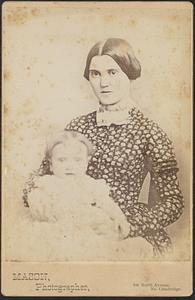 Unidentified woman and baby
