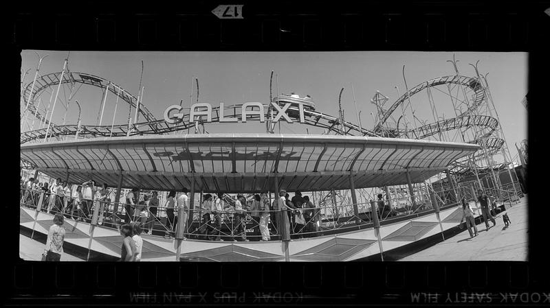 "Galaxi" rollercoaster at Paragon Park, Nantasket