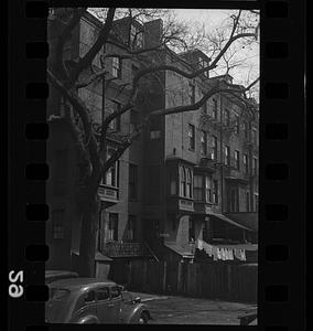 Public Alley 701, rear of houses on Union Park, Boston, Massachusetts