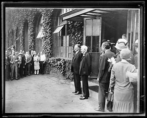 Pres. Hoover with Thomas Edison