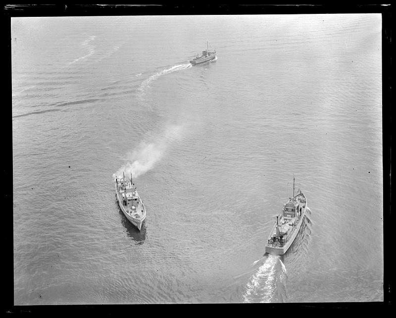 Aerial view of rum runners
