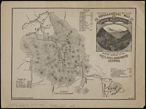 Topographical map of the White Mountains