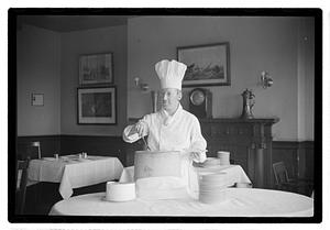 Max Hofer, pres. Of Epicurean Club and chef of the Union Club