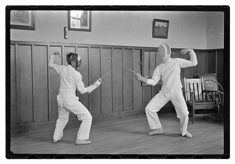 Danguy fencing master, also Gordon Muir, also Chamberlain