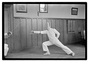 Danguy fencing master, also Gordon Muir, also Chamberlain