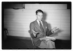 Mr. Ed. P. Goodnow dramatic director, Harvard Univ.