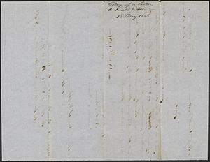 Copy fo a letter from George Coffin to Smith and Atkinson, 12 May 1848